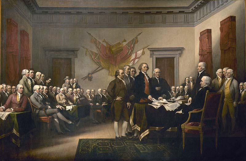 John Trumbull The Declaration of Independence Sweden oil painting art